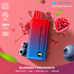 Hayati Duo Mesh Disposable Blueberry Pomegranate XNHN186 Hayati Vape Near Me