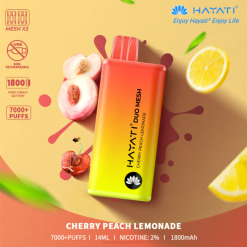 Hayati Duo Mesh Disposable Cherry Peach Lemonade XNHN168 Hayati Price Australia