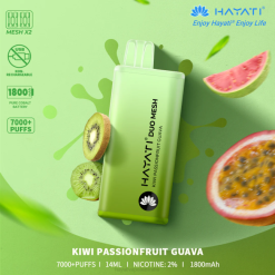 Hayati Duo Mesh Disposable Kiwi Passionfruit Guava XNHN173 Hayati Vape Australia