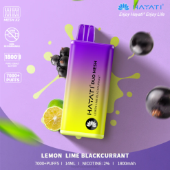 Hayati Duo Mesh Disposable Lemon Lime Blackcurrant XNHN187 Hayati Vape Review