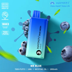 Hayati Duo Mesh Disposable Mr Blue XNHN174 Hayati Vape Flavours