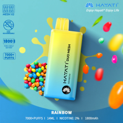 Hayati Duo Mesh Disposable Rainbow XNHN176 Hayati Vape Near Me