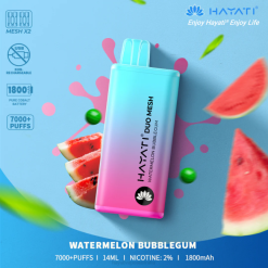 Hayati Duo Mesh Disposable Watermelon Bubblegum XNHN185 Hayati Vape Liquid
