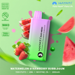 Hayati Duo Mesh Disposable Watermelon Strawberry Bubblegum XNHN192 Hayati Canberra