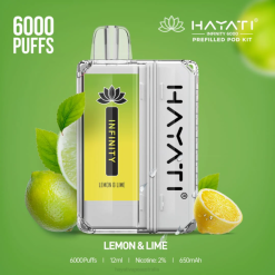 Hayati Infinity 6000 Pod Kits Lemon & Lime XNHN153 Hayati Vape Australia