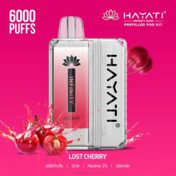 Hayati Infinity 6000 Pod Kits Lost Cherry XNHN154 Hayati Vape Flavours