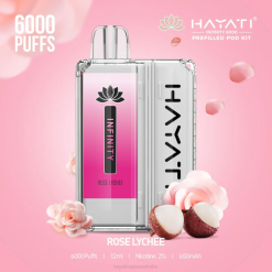 Hayati Infinity 6000 Pod Kits Rose Lychee XNHN158 Hayati Price Australia
