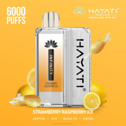 Hayati Infinity 6000 Pod Kits Strawberry Raspberry Ice XNHN161 Hayati Australia