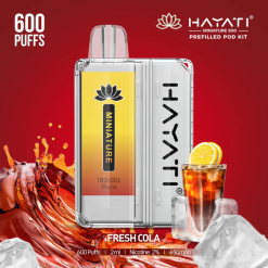 Hayati Miniature 600 Pod Kits Fresh Cola XNHN35 Hayati Vape Liquid