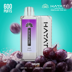 Hayati Miniature 600 Pod Kits Grape XNHN36 Hayati Vape Near Me