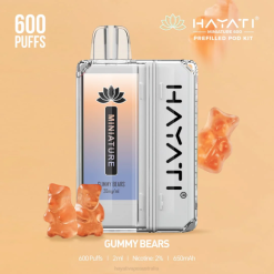 Hayati Miniature 600 Pod Kits Gummy Bears XNHN37 Hayati Vape Review