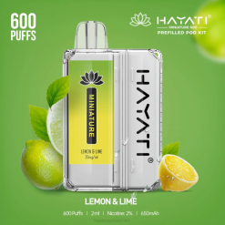 Hayati Miniature 600 Pod Kits Lemon & Lime XNHN39 Hayati Flavours Australia