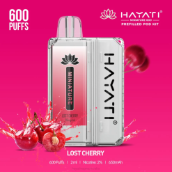 Hayati Miniature 600 Pod Kits Lost Cherry XNHN40 Hayati Vape Shop
