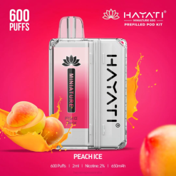 Hayati Miniature 600 Pod Kits Peach Ice XNHN41 Hayati Australia