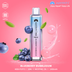 Hayati Pro Max Disposable Blueberry Bubblegum XNHN137 Hayati Vape Review
