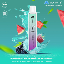 Hayati Pro Mini Disposable Blueberry Watermelon Raspberry XNHN25 Hayati Vape Liquid