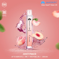 Hayati Pro Mini Disposable Juicy Peach XNHN12 Hayati Canberra