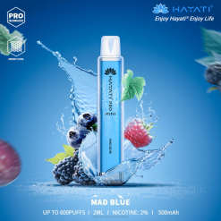 Hayati Pro Mini Disposable Mad Blue XNHN15 Hayati Vape Liquid