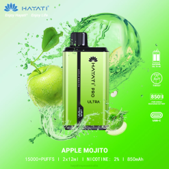 Hayati Pro Ultra Disposable 15000 Puffs Apple Mojito XNHN200 Hayati Vape Shop