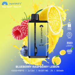 Hayati Pro Ultra Disposable 15000 Puffs Blueberry Raspberry Lemon XNHN197 Hayati Vape Review