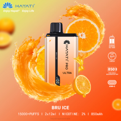 Hayati Pro Ultra Disposable 15000 Puffs Bru Ice XNHN198 Hayati Price Australia