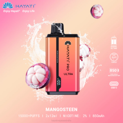 Hayati Pro Ultra Disposable 15000 Puffs Mangosteen XNHN205 Hayati Vape Liquid