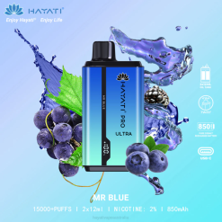 Hayati Pro Ultra Disposable 15000 Puffs Mr Blue XNHN207 Hayati Vape Review