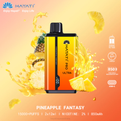 Hayati Pro Ultra Disposable 15000 Puffs Pineapple Fantasy XNHN208 Hayati Price Australia