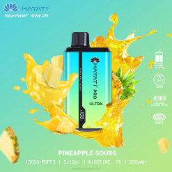 Hayati Pro Ultra Disposable 15000 Puffs Pineapple Sours XNHN223 Hayati Vape Australia