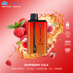 Hayati Pro Ultra Disposable 15000 Puffs Raspberry Cola XNHN210 Hayati Vape Shop