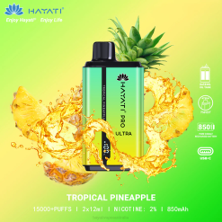 Hayati Pro Ultra Disposable 15000 Puffs Tropical Pineapple XNHN213 Hayati Vape Australia
