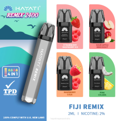 Hayati Remix Prefilled Pod System 2400 Puffs Fiji Remix XNHN53 Hayati Vape Australia