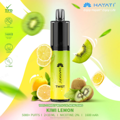 Hayati Twist Disposable Kiwi Lemon XNHN73 Hayati Vape Australia