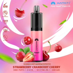 Hayati Twist Disposable Strawberry Cranberry cherry XNHN81 Hayati Australia