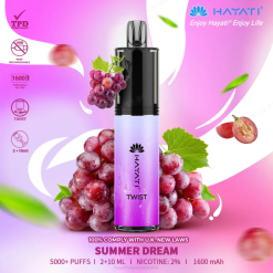 Hayati Twist Disposable Summer Dream XNHN87 Hayati Vape Review