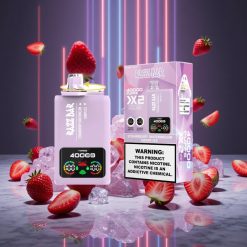 Razz Bar 40000 Puffs Disposable Vape Strawberry Watermelon Grape Ice Power Screen Display