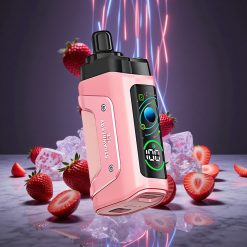 Razz Bar 45000 Puffs Adjustable Airflow Strawberry Ice Disposable Vape