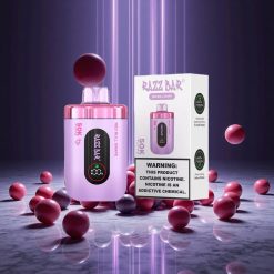 Razz Bar 50K Puffs Disposable Vape Red Bull Grape Type-C Rechargeable