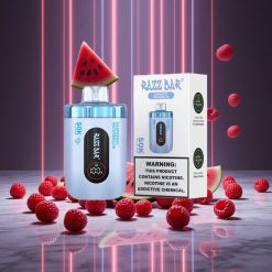 Razz Bar 50K Puffs Raspberry Watermelon Rechargeable Disposable Vape