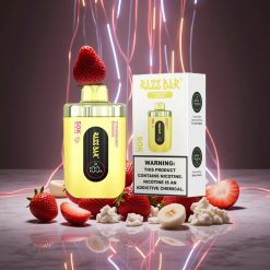 Razz Bar 50K Puffs Strawberry Banana Disposable Vape 650mAh
